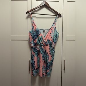 Shein Large Tropical Romper